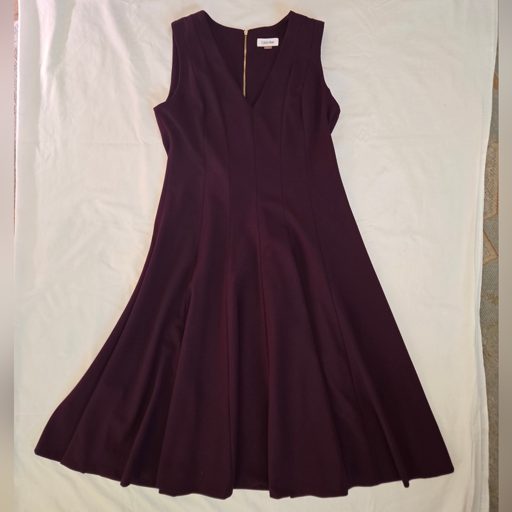 Elegant Purple Women's Dress